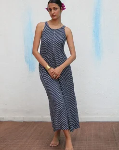 Aab-e-gul Blockprinted Cotton Dress - Flower Girl