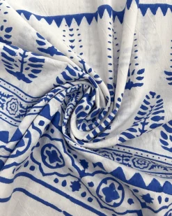 Alizeti Blockprinted Cotton Top - BGVL