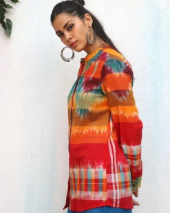 Aneeza Gamcha Cotton Shirt