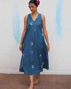 Aparajita Blockprinted Cotton Dress - Flower Girl
