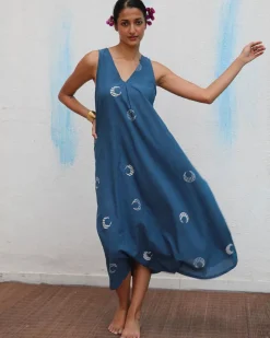 Aparajita Blockprinted Cotton Dress - Flower Girl