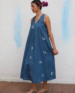 Aparajita Blockprinted Cotton Dress - Flower Girl