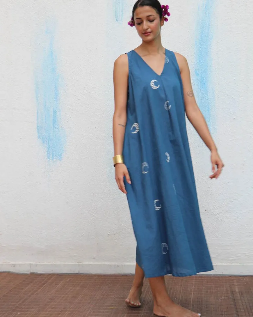 Aparajita Blockprinted Cotton Dress - Flower Girl