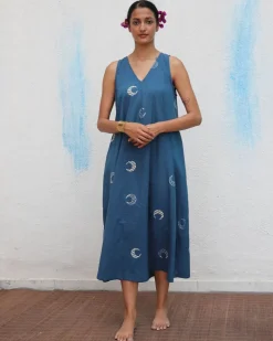 Aparajita Blockprinted Cotton Dress - Flower Girl