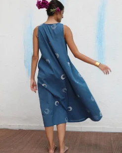Aparajita Blockprinted Cotton Dress - Flower Girl
