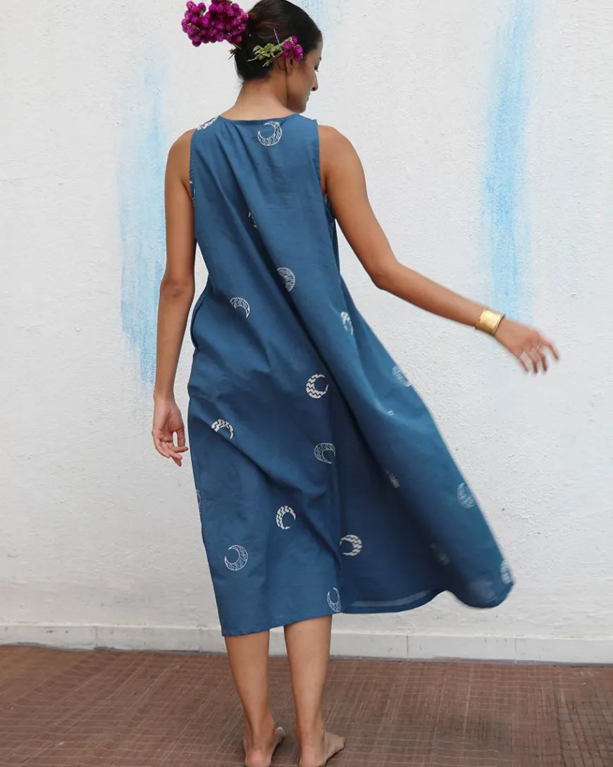 Aparajita Blockprinted Cotton Dress - Flower Girl