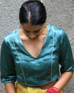Arika Mashru Silk Blouse - Chandani