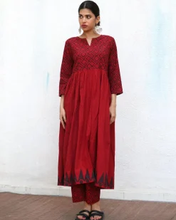 Aurora Block printed Cotton Kurta Set - NOMAD
