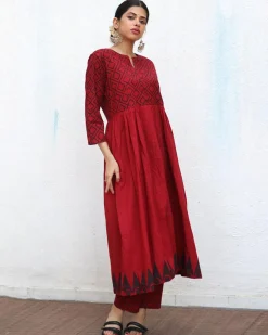 Aurora Block printed Cotton Kurta Set - NOMAD
