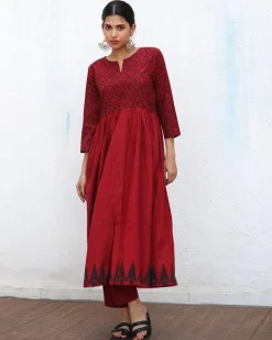 Aurora Block printed Cotton Kurta Set - NOMAD