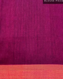 Belladonna Handwoven Cotton Saree - LIDD