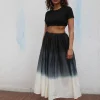 Blanca Hand-dyed Cotton Skirt - Free Size