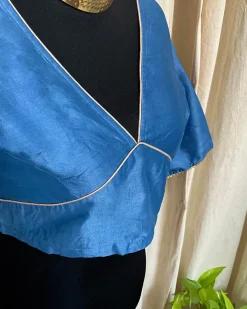 Blue Cotton Blouse - Love Despite