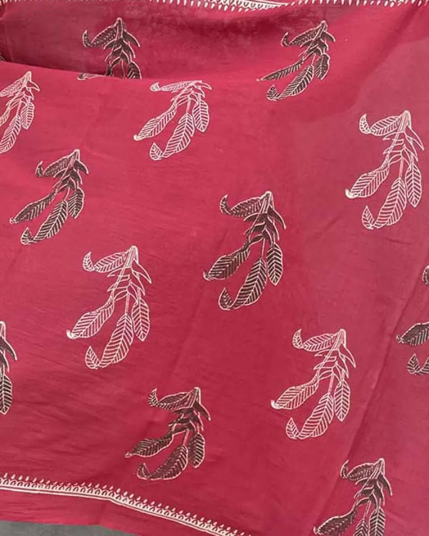Breeze Blockprinted Cotton Saree