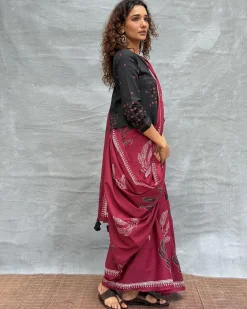Breeze Blockprinted Cotton Saree