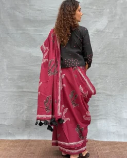 Breeze Blockprinted Cotton Saree