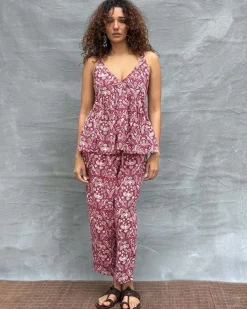 Cedar Skies Blockprinted Cotton Pant