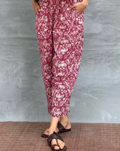 Cedar Skies Blockprinted Cotton Pant