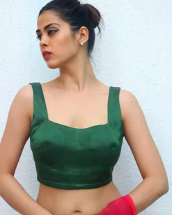 Chandrabhaga Mashru Silk Blouse