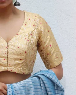 Devina Brocade Blouse - Jheel