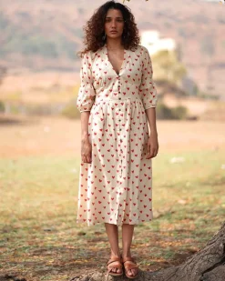 Dil Dariya Handblock Printed Cotton Dress