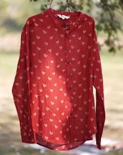 Dil Jhoom Handblock Printed Cotton Men's Shirt