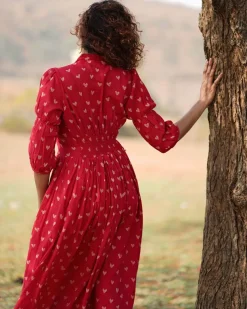 Dil Se Re Handblock Printed Cotton Dress