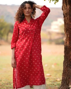 Dil Yeh Ziddi Hai Handblock Printed Cotton Kurti