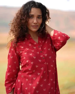 Dil Yeh Ziddi Hai Handblock Printed Cotton Kurti