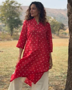Dil Yeh Ziddi Hai Handblock Printed Cotton Kurti