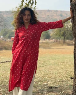 Dil Yeh Ziddi Hai Handblock Printed Cotton Kurti