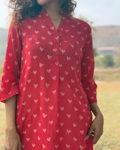 Dil Yeh Ziddi Hai Handblock Printed Cotton Kurti