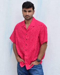 Doodlebug Handblockprinted Pure Cotton Shirt