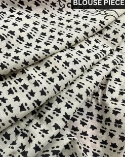 Dragonfly Dawn Handblockprinted Cotton Saree