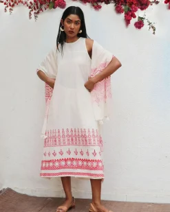 Eden Blockprinted Cotton Stole - BGVL