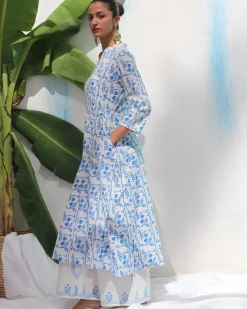 Estelle Handprinted Cotton Kurta Set - WITC