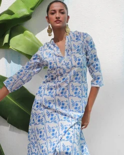 Estelle Handprinted Cotton Kurta Set - WITC