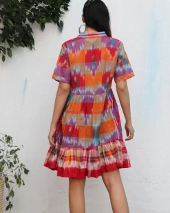 Farheen Gamcha Cotton Dress