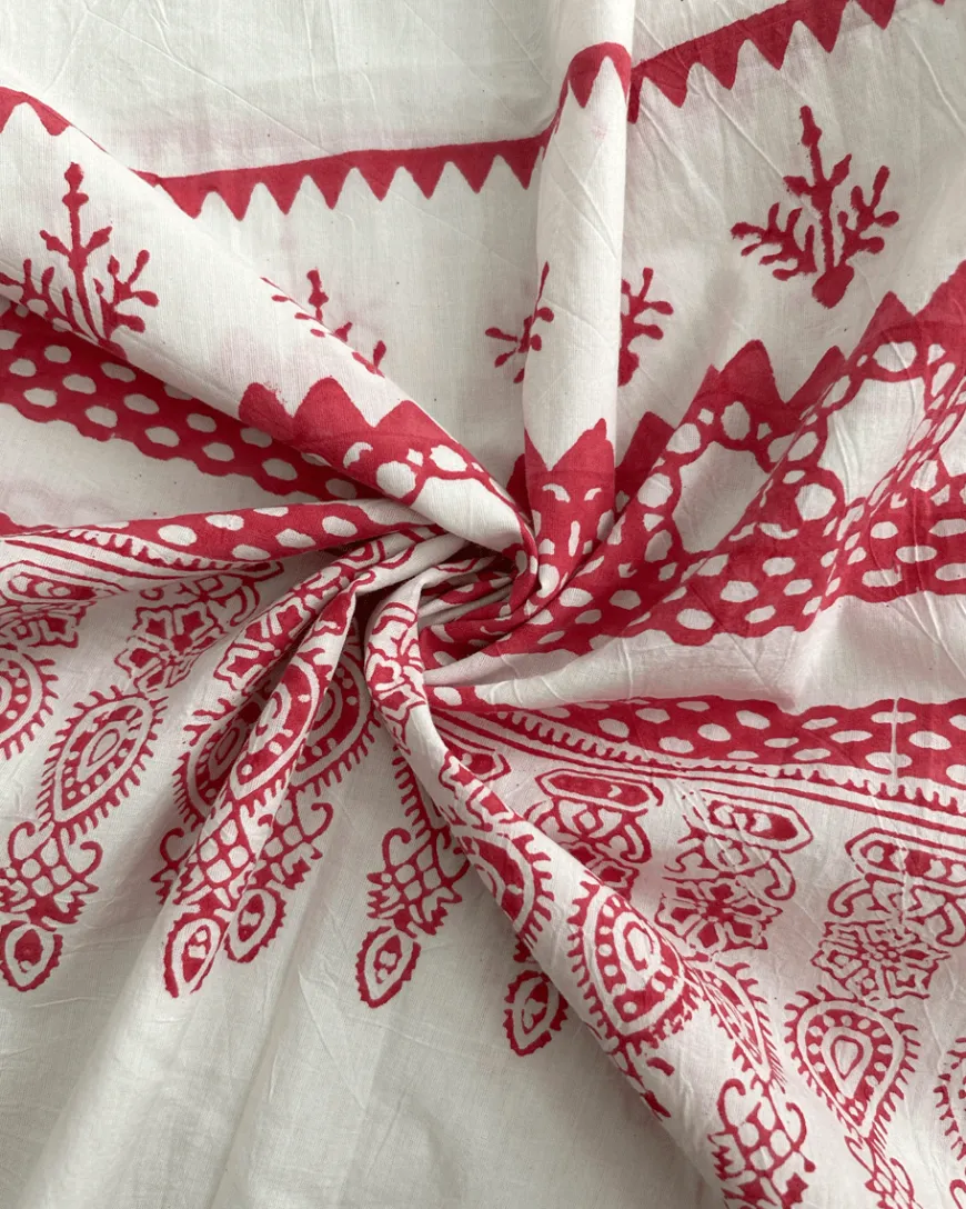 Faryat Block printed Cotton Dress - BGVL