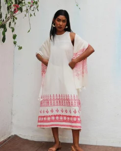 Faryat Block printed Cotton Dress - BGVL