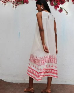 Faryat Block printed Cotton Dress - BGVL