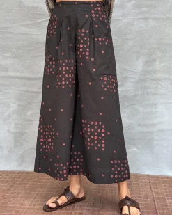 Firelight Glow Blockprinted Cotton Pant