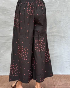 Firelight Glow Blockprinted Cotton Pant