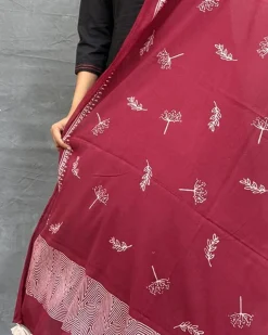 Flicker of Fireflies Blockprinted Cotton Dupatta
