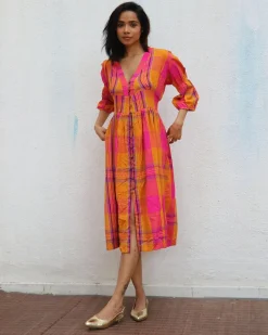 Florentine Handwoven Cotton Dress