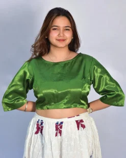 Grace Mashru Silk Blouse