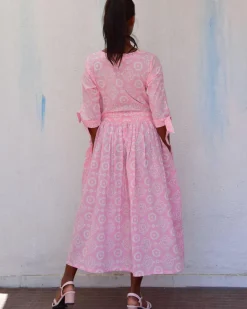 Gulpha Handblockprinted Cotton Dress-Sor