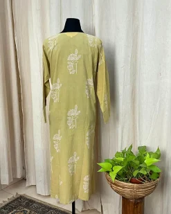 Handblock printed cotton kurta - Love Despite