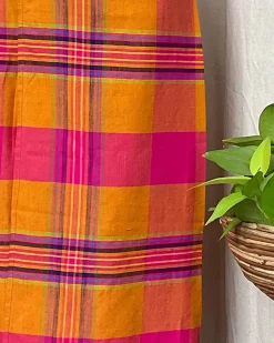 Handwoven cotton skirt - Love Despite
