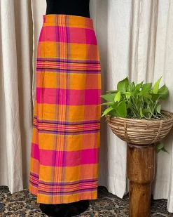 Handwoven cotton skirt - Love Despite